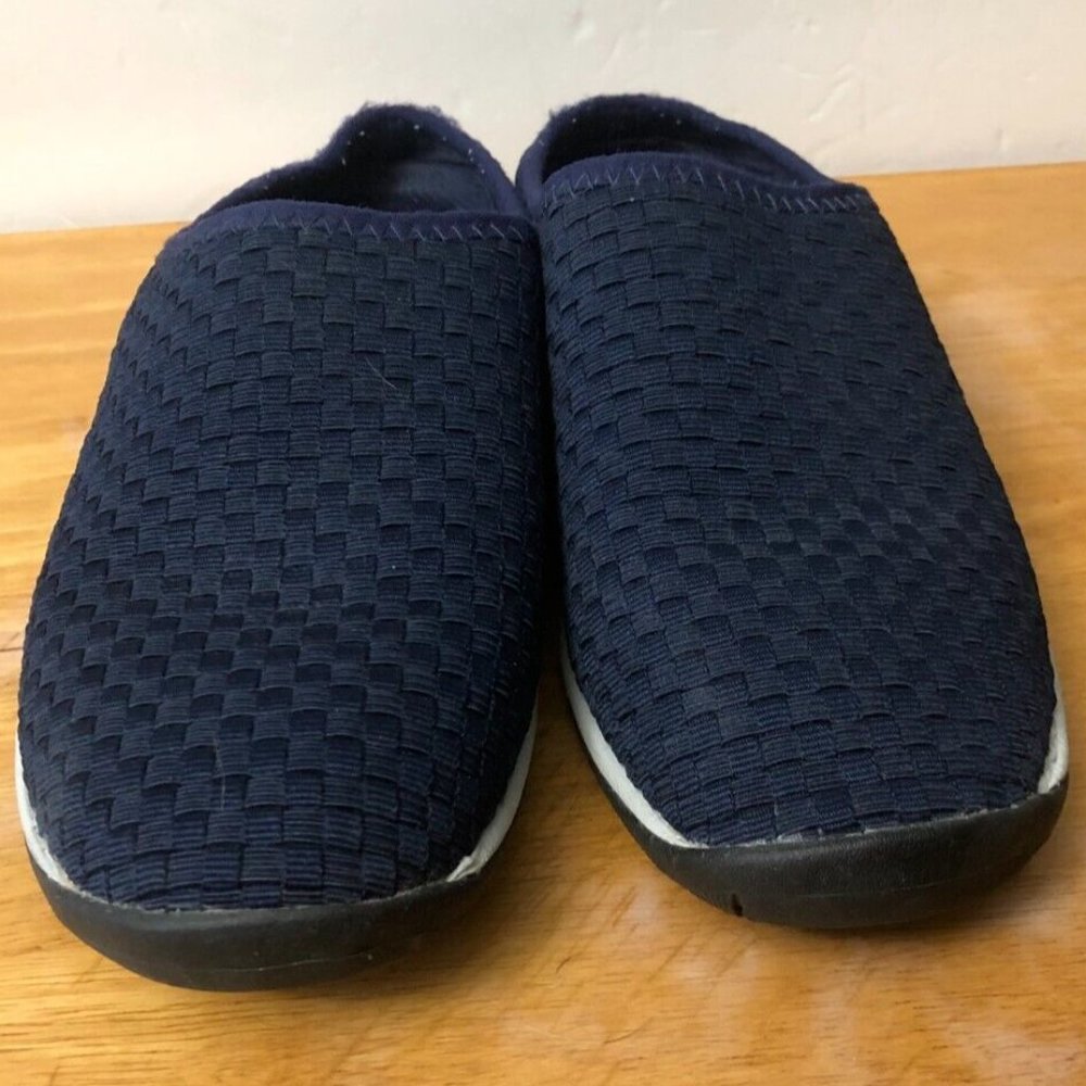 LL Bean Slip-On Mules Blue Size 8.5